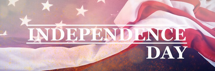 Poster - Composite image of independence day graphic