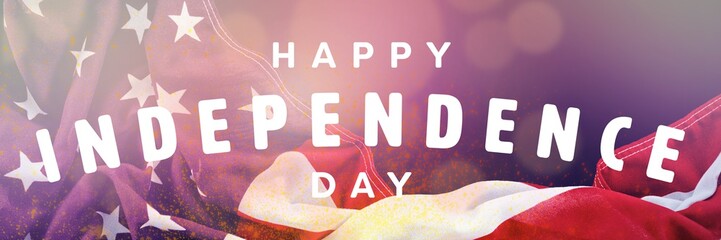 Poster - Composite image of happy independence day