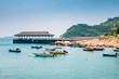 Stanley Bay sea and boat in Hong Kong