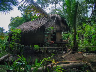 Wall Mural - Indonesia. Islas Mentawai, Pulau Siberut. Tribu Sumatra