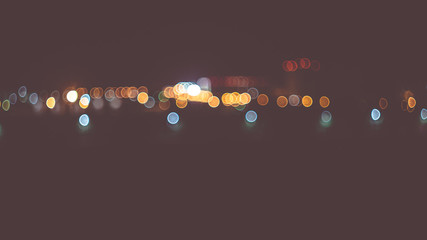 Wall Mural - bokeh blurred night background city night light