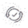 © tai111 - A lot of people form check marks, icon . 3d rendering.