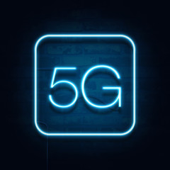 Wall Mural - 5g network internet mobile wireless business concept.5g standard of modern signal transmission techn