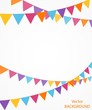 celebration background with bunting flags 