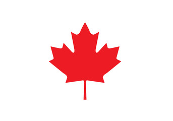 maple leaf canada national symbol red shape flag