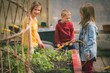 © Wavebreak Media - Girl watering saplings in greenhouse