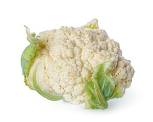 Wall Mural - Cauliflower isolated on white background