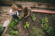 © Wavebreak Media - Kids planting seed in greenhouse