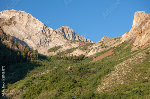 Fotografie, Obraz Mountain peaks in the John Muir Wilderness of California's eastern Sierra