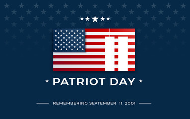 Wall Mural - Patriot Day background - 9/11 September 11, 2001 - 911 Memorial background