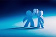 © BillionPhotos.com - Paper People in a Circle Holding Hands