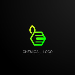 Wall Mural - hexagonal logo icon concept vector design