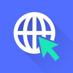 Poster - browser vector icon.