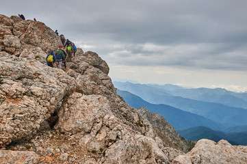 Wall Mural - The Caucasus mountains in Russia