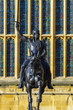 UK, England, London, Westminster, Houses of Parliament, Palace of Westminster, Old Palace Yard, Statue of Richard I, Richard the Lionheart, Richard Coeur de Lion