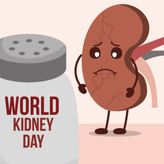 Wall Mural - world kidney day