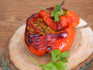 Wall Mural -  stuffed red pepper