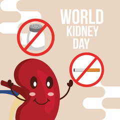 Wall Mural - world kidney day