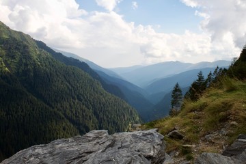  View from Transfagarasan highway, Romania