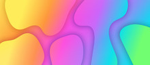 Minimal Abstract Design Shapes Fluid Colorful Gradients