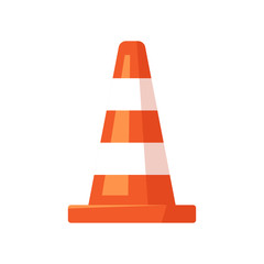 traffic cone vector