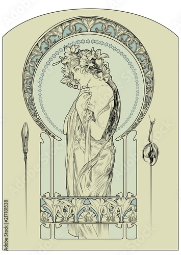 Alphonse Mucha vector cover