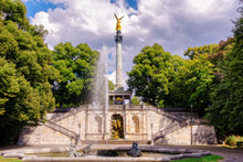 The Peace Angel In Munich Bavaria Germany