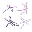 Dragonfly Logo Design Template. Vector Illustration