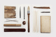 © dohee - wood props isolated white.