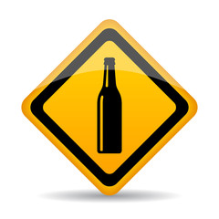 Sticker - Beer bar vector sign