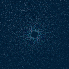 Poster - Abstract Background With Spiralling Spotted Pattern