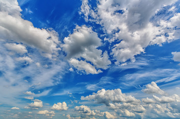 white cumulus clouds