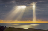 Fototapeta  - Heavenly Rays over the Sea