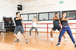 © AntonioDiaz - Multiethnic Friends Dancing Together In Gym