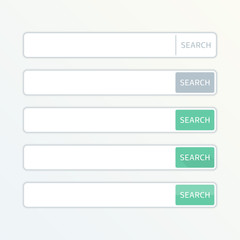 Poster - Search bar vector set.