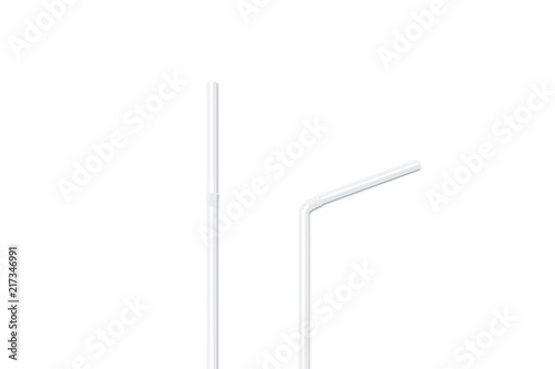 Download Blank White Straight And Bended Straw Mockup Top View Isolated 3d Rendering Empty Tubule Mock Up Crop View Clear Drinking Straws For Milk Drinks Cocktails Or Alcohol Tempalte Stock Illustration Adobe