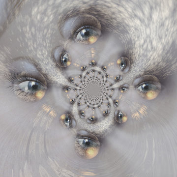 Kaleidoscopic Pattern of an Eye