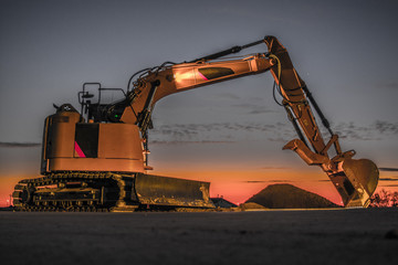 Wall Mural - Excavator Dawn