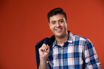 Wall Mural - Smiling latin young man