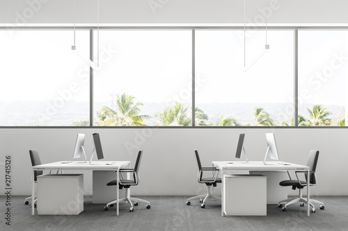 Side View Tropic Startup Office Interior Design Buy This