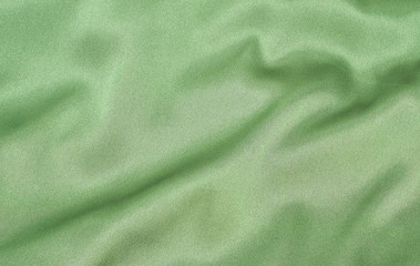 silk fabric green