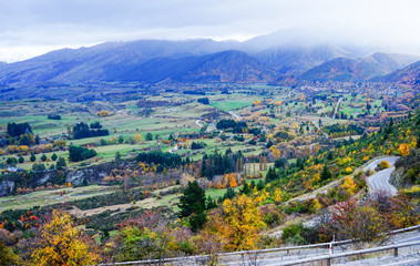 Mountain scenery of New Zealand