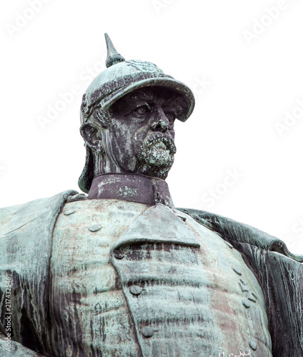 Fotografía isolated Bismarck Statue Germany