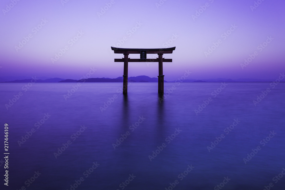 海の中の神秘的な鳥居Stock Photo | Adobe Stock