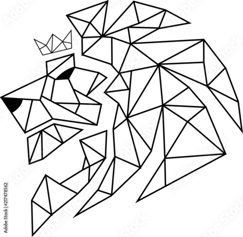 Featured image of post Geometrische Zeichnung Löwe