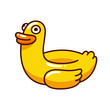 Funny duck pool float