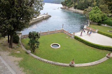 Wall Mural - Trieste, castello di Miramare e landscapes