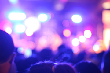 Bokeh and blur light live concert abstract background