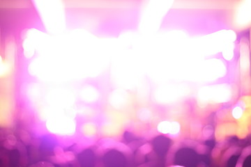 bokeh and blur light live concert abstract background