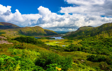 Wall Mural - Landscape of Lady's view, Killarney National Park in Ireland.